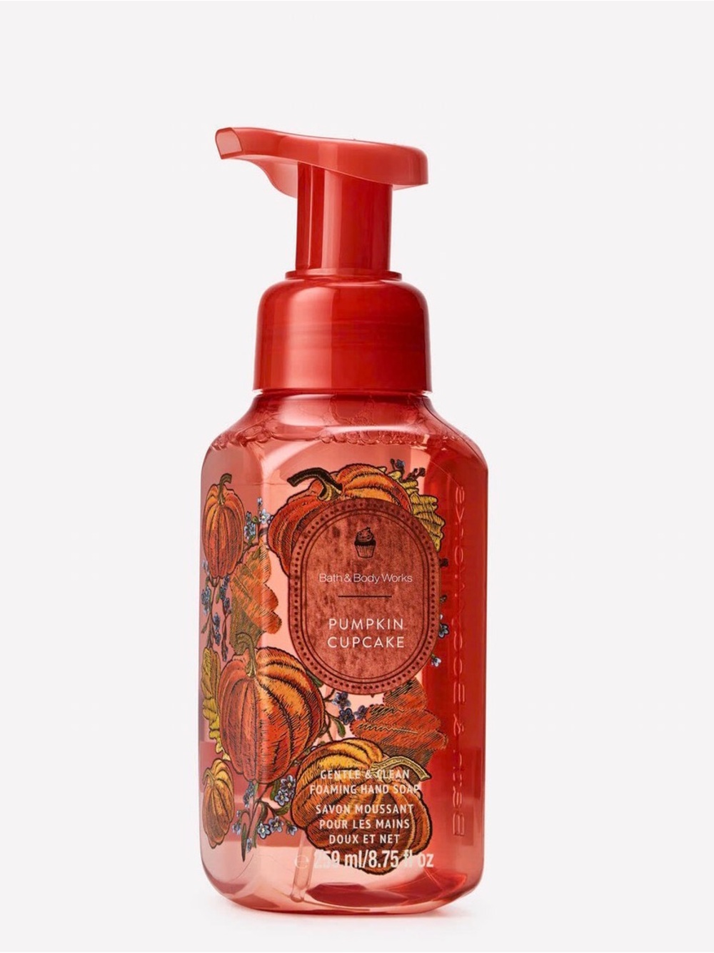 Bath & Body Works Pumpkin Cupcake gentle and clean foaming hand soap